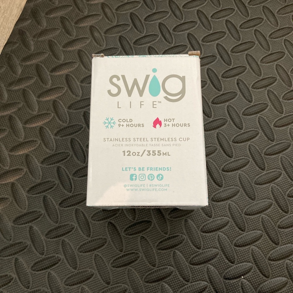 Swig Life Stainless Steel Stemless Cup - Rose Gold